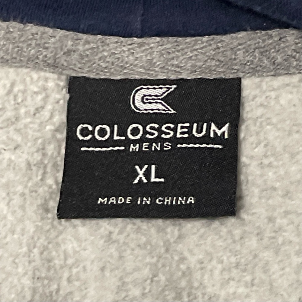 Colosseum Mens XL Notre Dame Pullover Hoodie Sweater Gray Sports Athletics - Picture 3 of 9